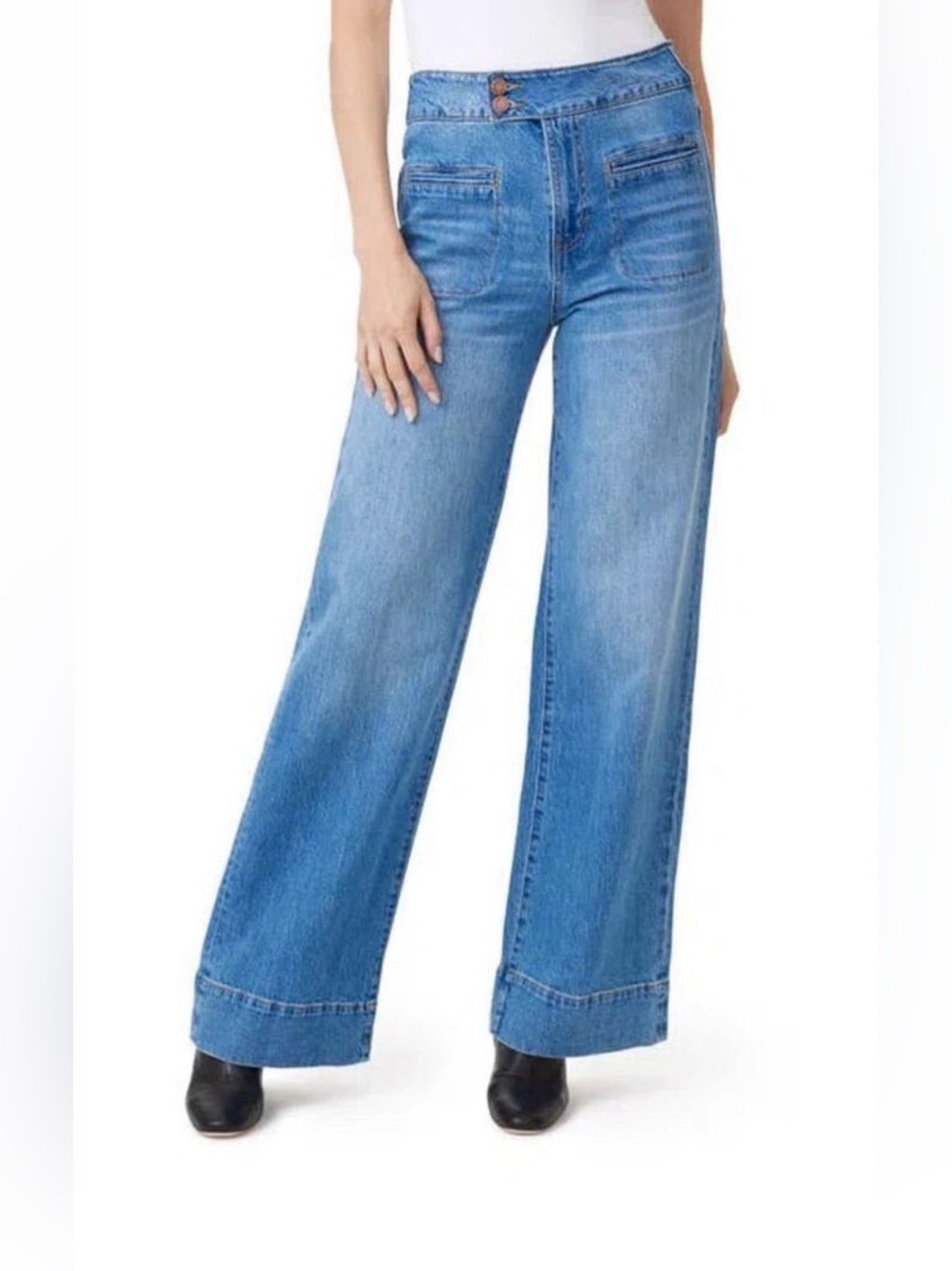 Habitual Shay High-Rise Wide Leg Trouser Women’s Jeans. 31.5” inseam.